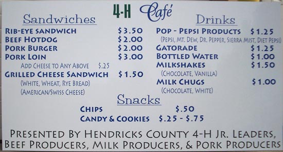 Menu Board