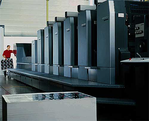 6-Color Heidelberg Speedmaster CD102 w/ Aqueous Coater