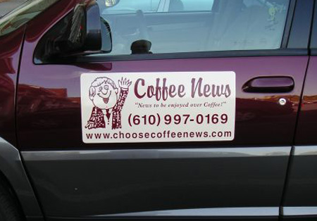 Magnetic Signs for Vehicles