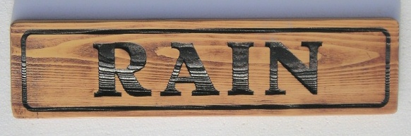 P25545 - Uncoated Cedar Horse Stall Sign