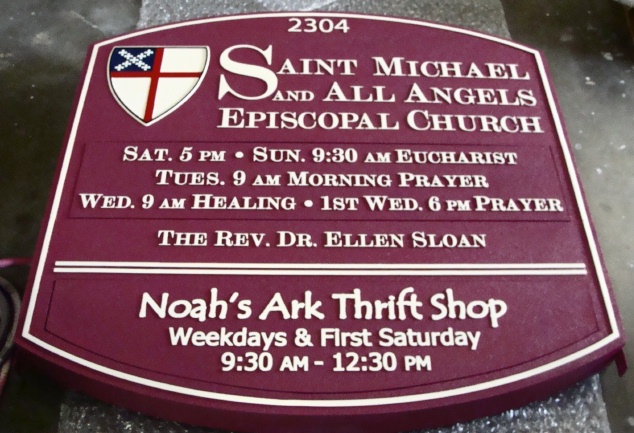 D13046 - Episcopal Church Entry Sign