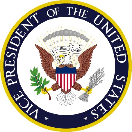 U30120 - Carved 3D wall Plaque of the Seal of Vice-President of the United States