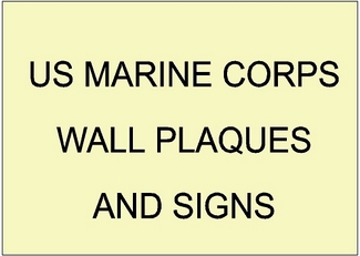 V31400 - US Marine Corps Unit and Award Carved Wood Wall Plaques and Signs