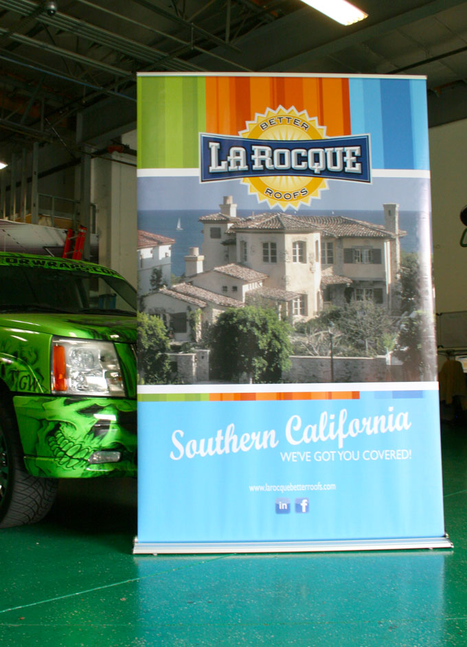 La Rocque Retractable banner