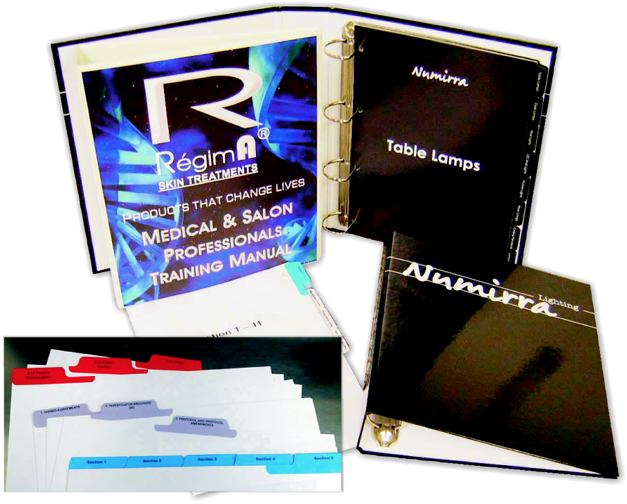 Bespoke Manuals, Binders and Dividers