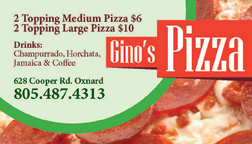 Gino's Pizza | Front