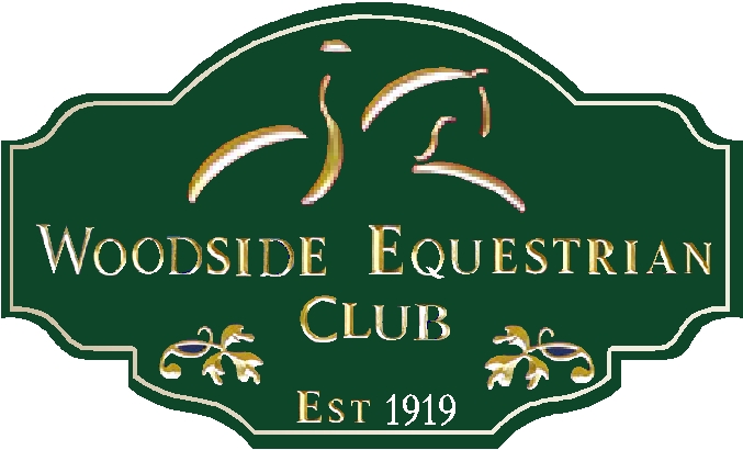 P25021- Equestrian Club Sign