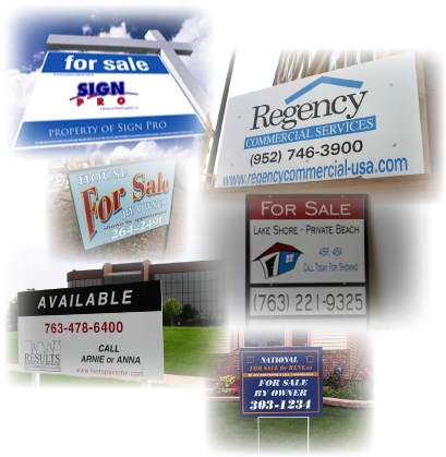 Yard and Real Estate Signs