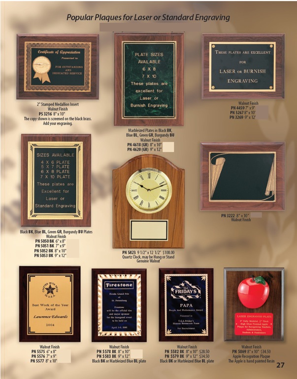 Academic Plaques