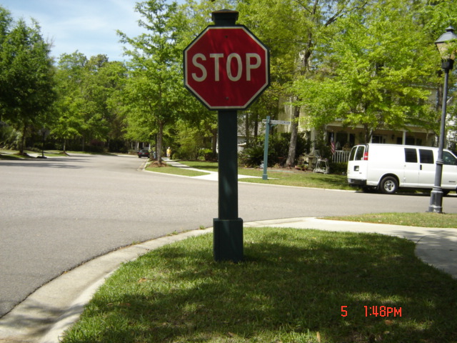 Custom stop sign 
