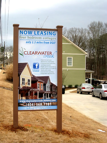 Clearwater Creek Site Sign