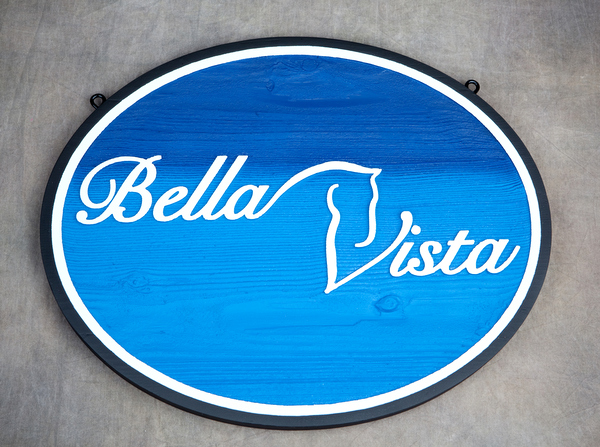 P25206 - Bella Vista Horse Ranch Entrance Sign