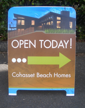 Cohasset Beach A-board