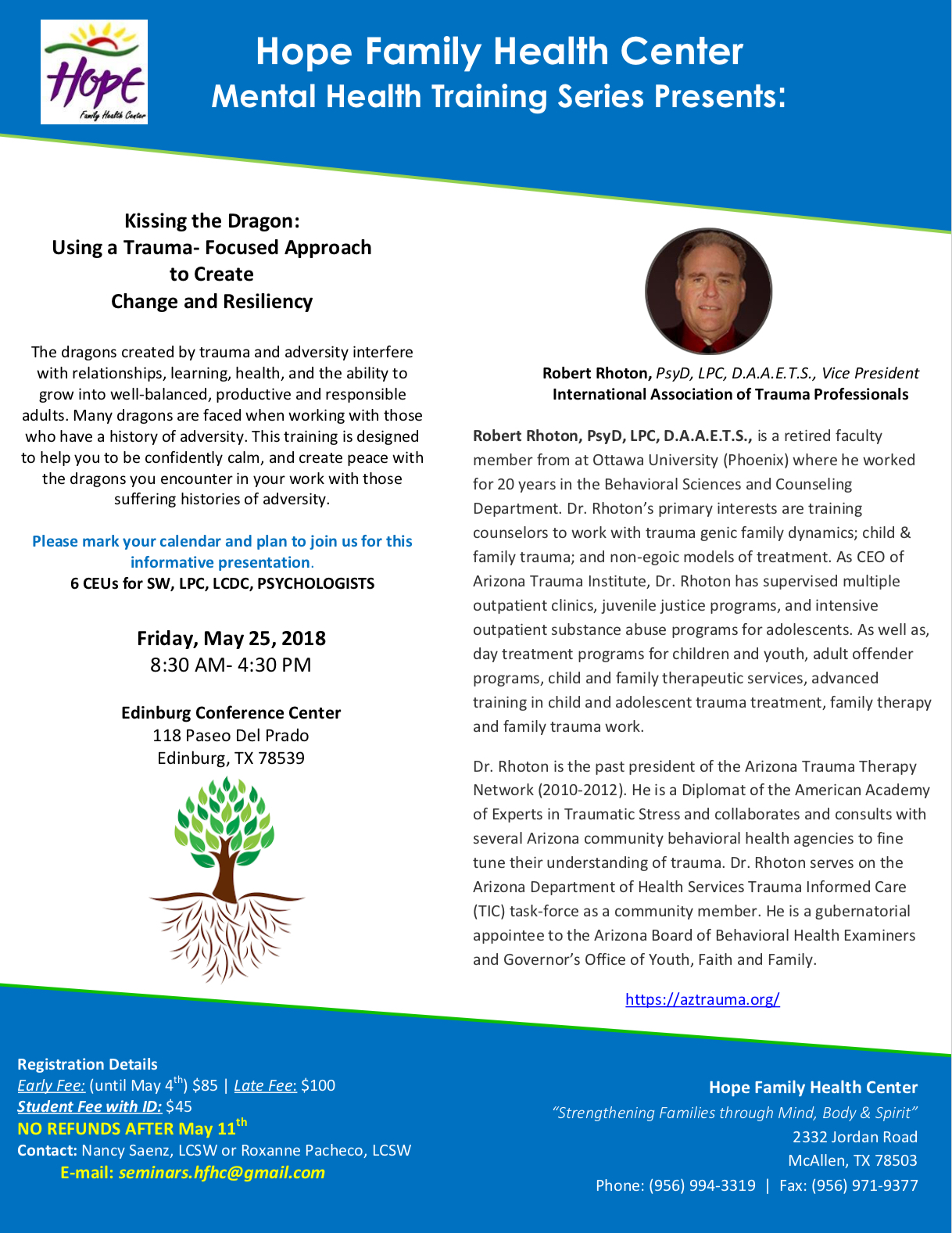 Mental Health Training (HOPE CON)