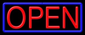 Neon Open Sign