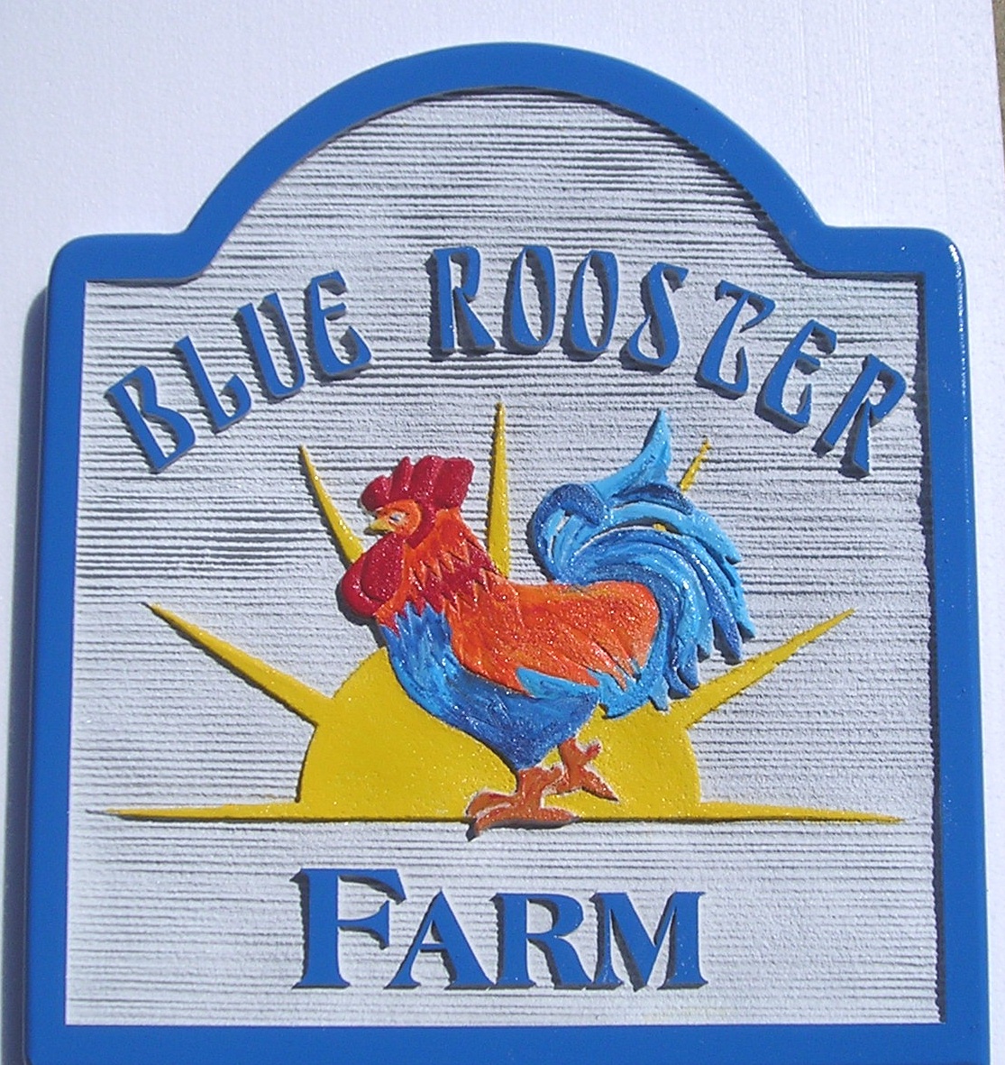 M2801 - Rooster Farm Sign