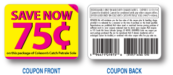Instant Redeemable Coupons, "IRC's"