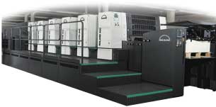 MAN Roland R500 - Six Colour with Aqueous Coater