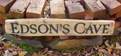 Cave sign