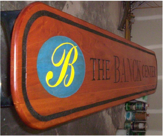 M3015 - Mahogany engraved sign