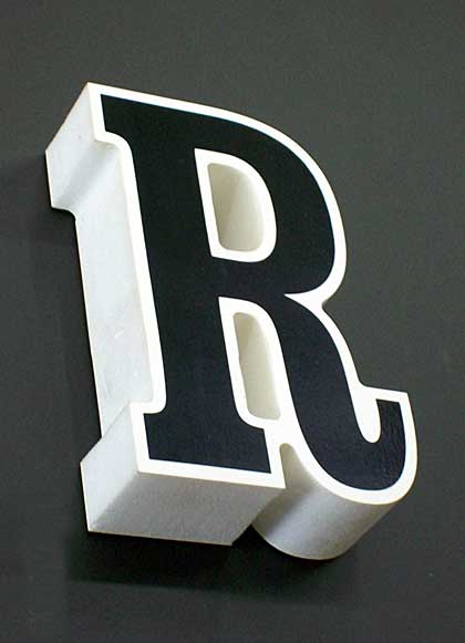 3D foam letters