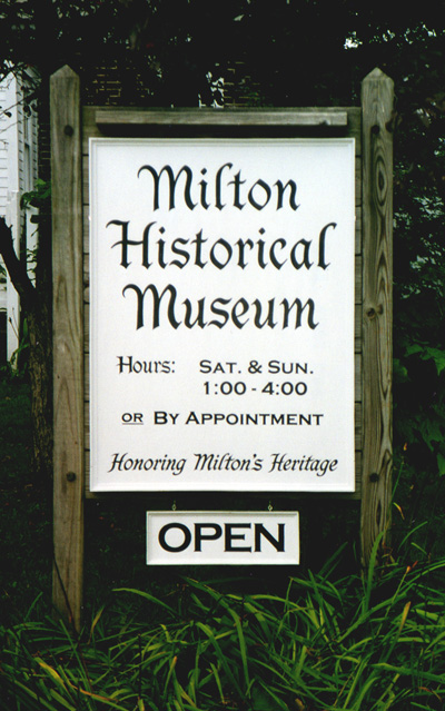 Town Museum sign