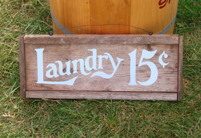 Laundry 15 cents
