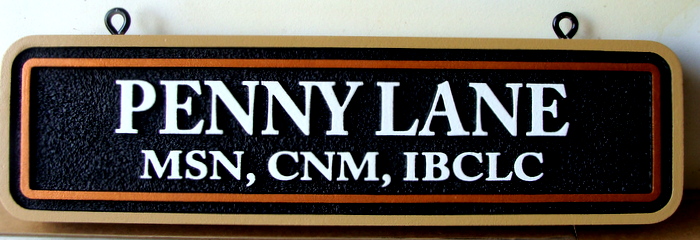 B11033 - Office Name Sign for a Specialist Nurse