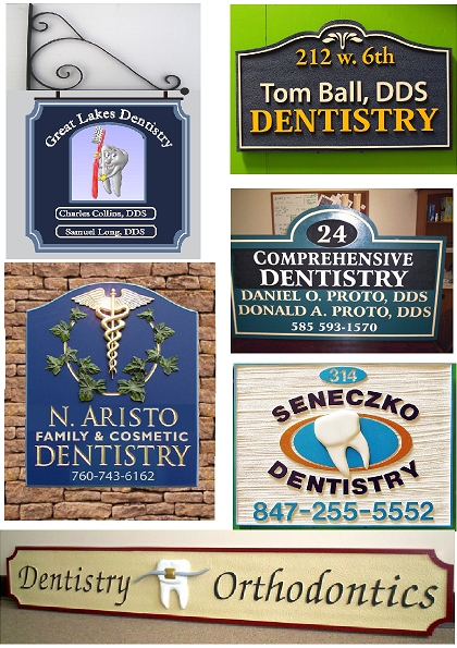 dentist sign, dental office sign