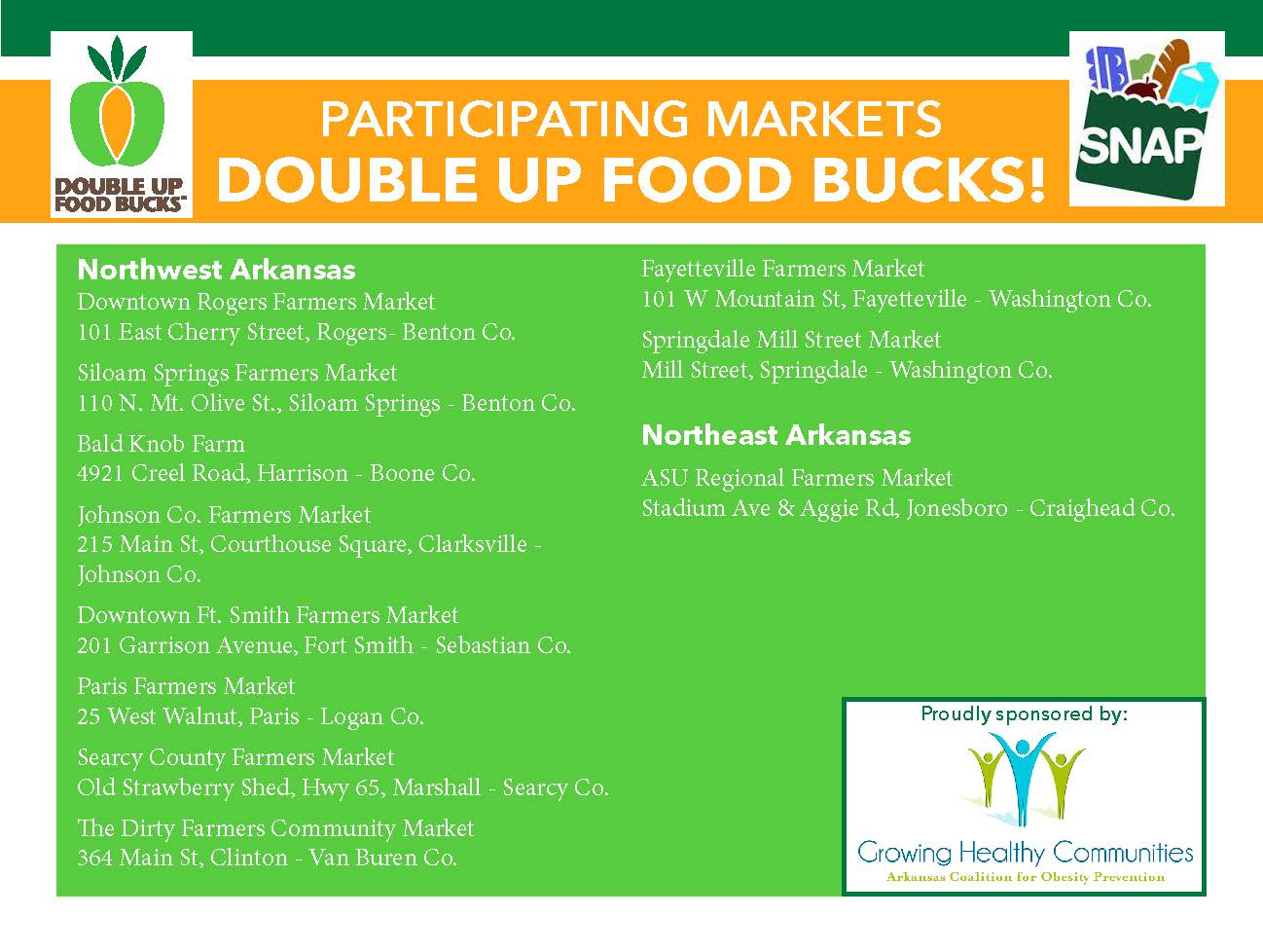 Access To Healthy Foods Coalition Access To Healthy Foods Coalition