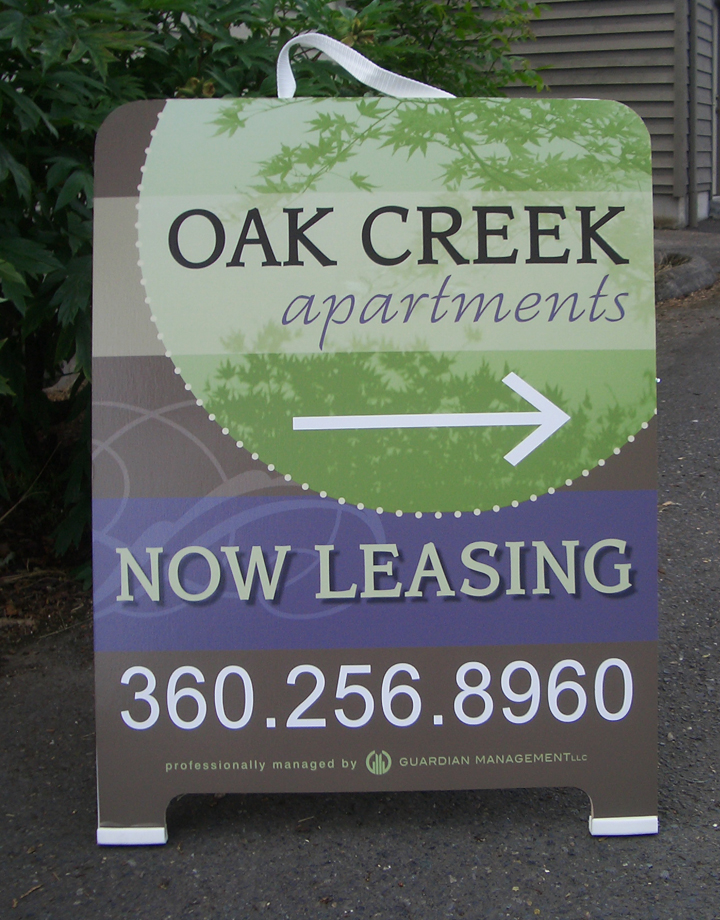 Oak Creek A-board A-board full color digital Print