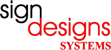 Sign Design Systems - U.S. Distributor of Albion Display Systems Standoff mounting hardware, Cable & Rod display systems