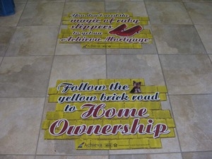 Removable Floor Signs