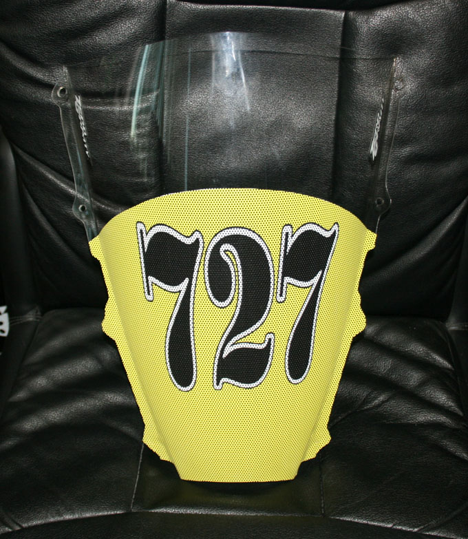 727 Visor Racing Number