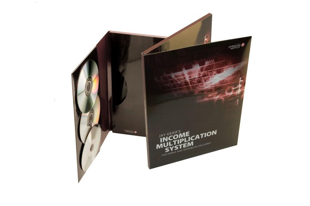 Three DVD Packaging Folder With Pocket