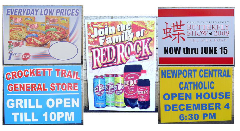 Yard and Real Estate Signs