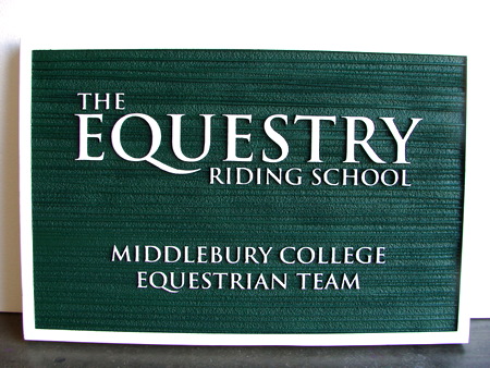 P25011 - Equestry Riding School Sandblasted HDU Sign