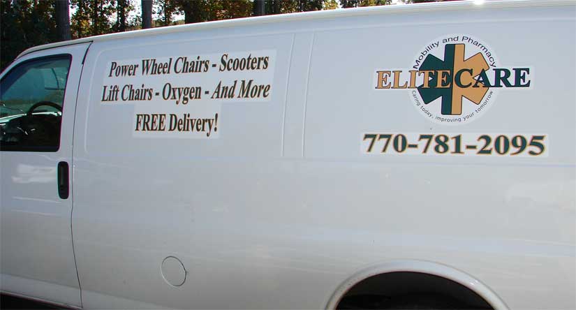 Vehicle Graphics on Cargo Van