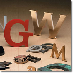 M8103 - Cast Metal Letters