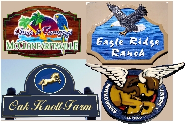 CNC Routed and Carved HDU Signs ArtSignWorks