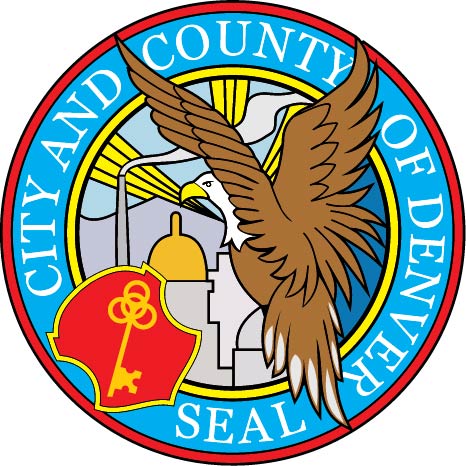 X33072 - Carved Wood Wall Plaque of the Seal of the City of Denver