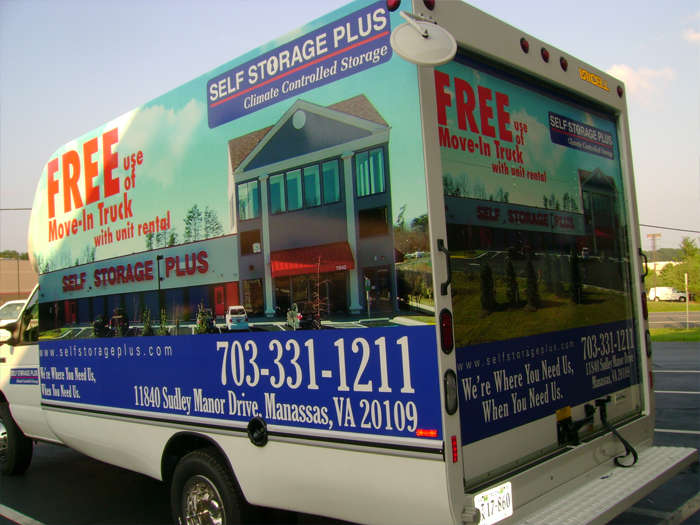 Self Storage Plus Truck Wrap
