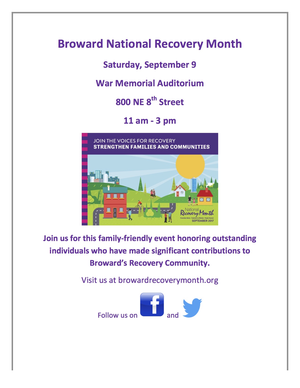 Broward Recovery Month