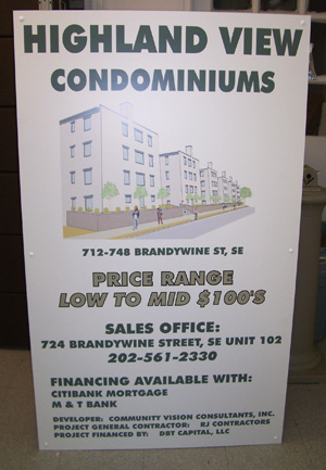 Site Signs - Condos
