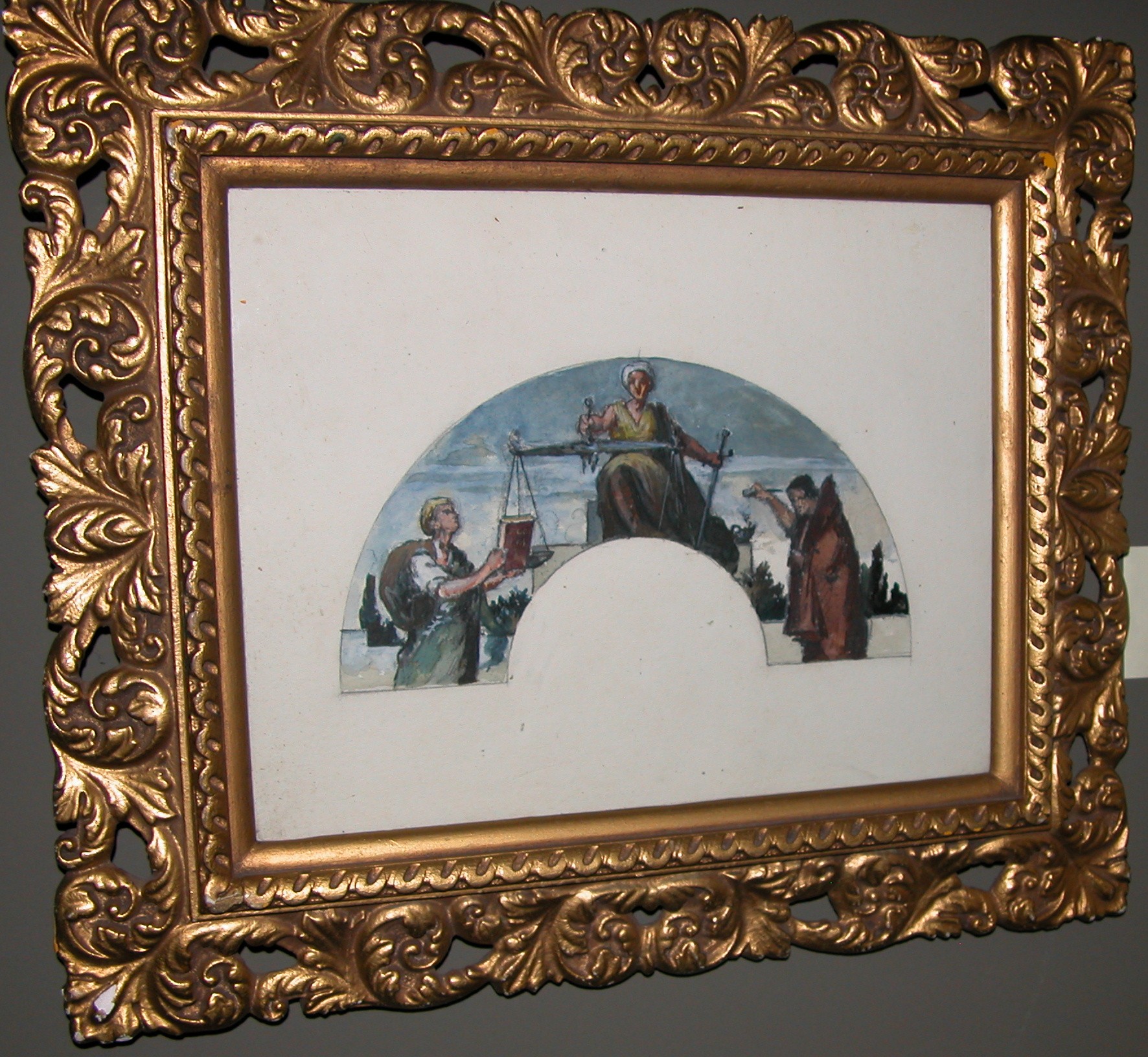 Study for Overdoor Mural