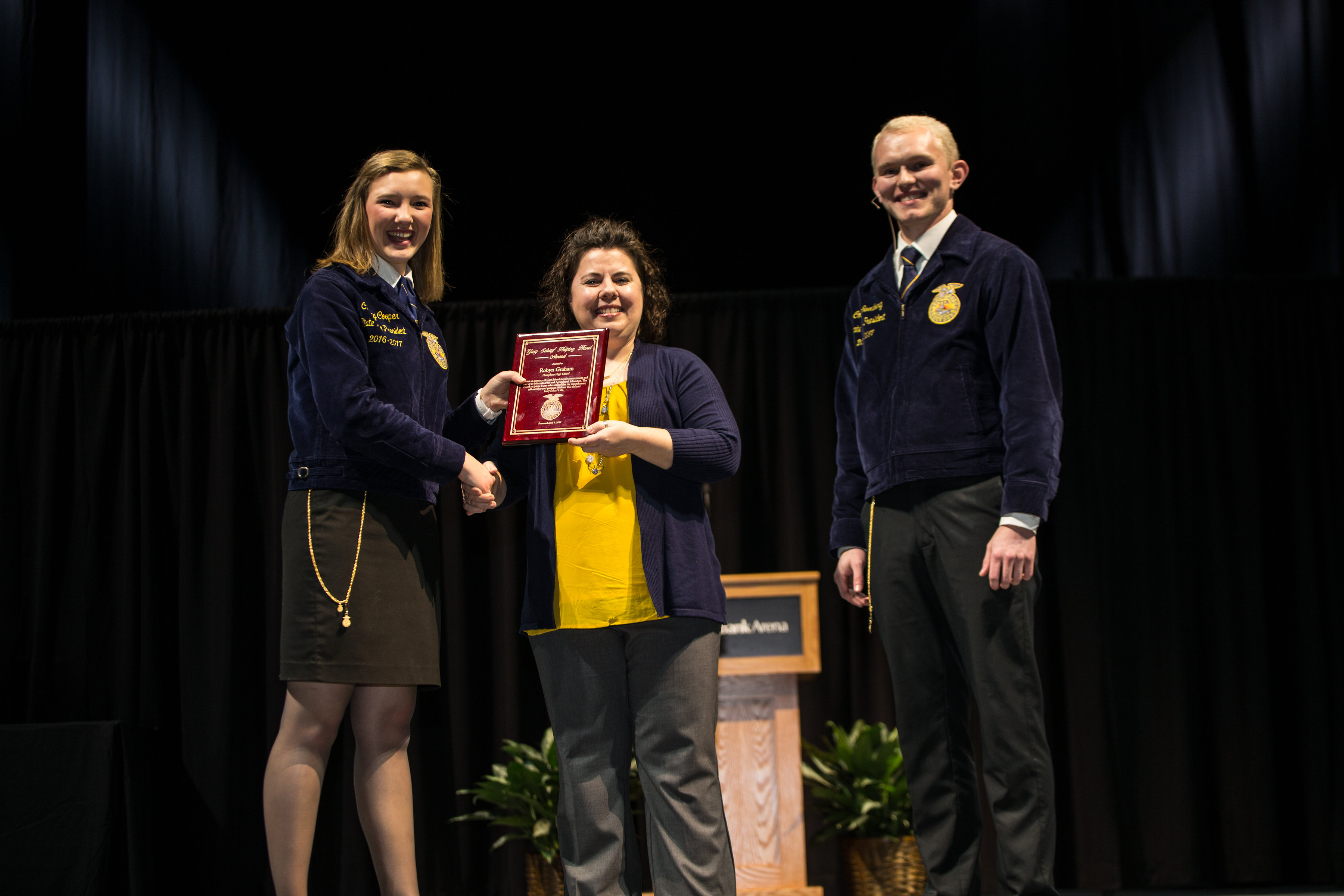 Graham Recognized for Contributions to Humphrey Community and School