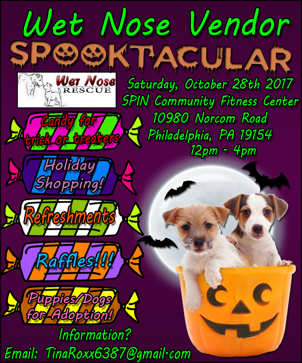 Wet Nose Vendor Spooktacular