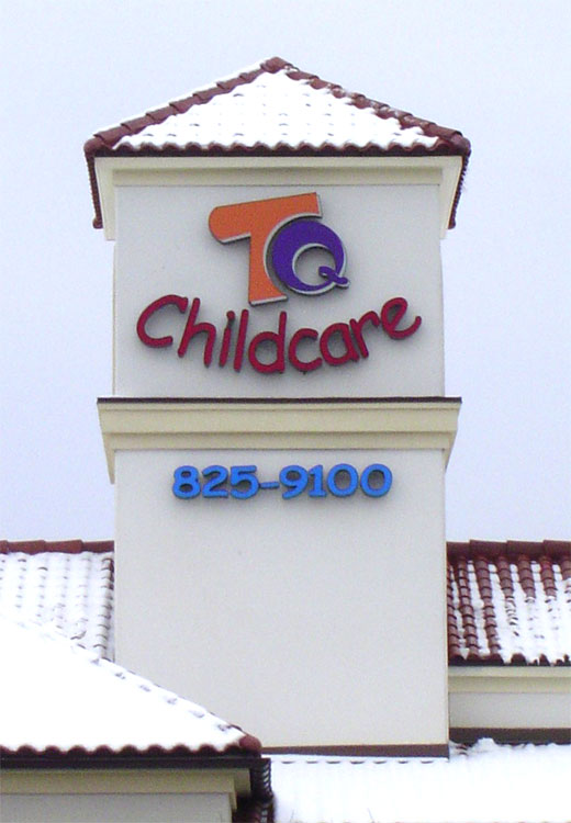 Total Quality Child Care Sign