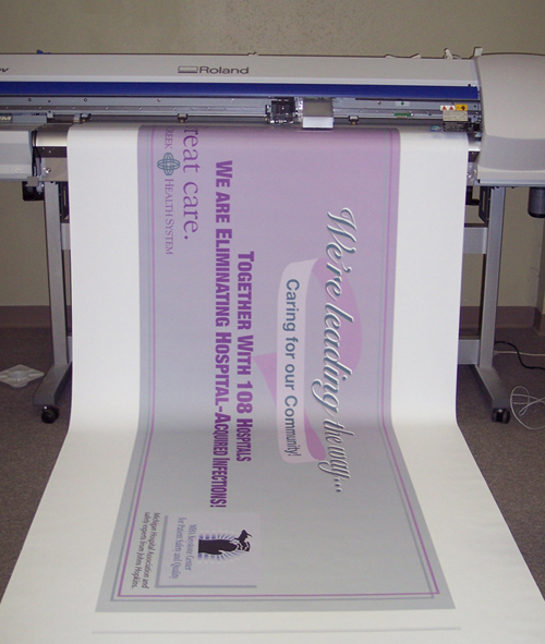 OUR PRINTER IN ACTION