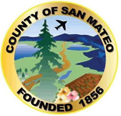 X33392 - Carved Wood Wall Plaque of the Seal of San Mateo County, California